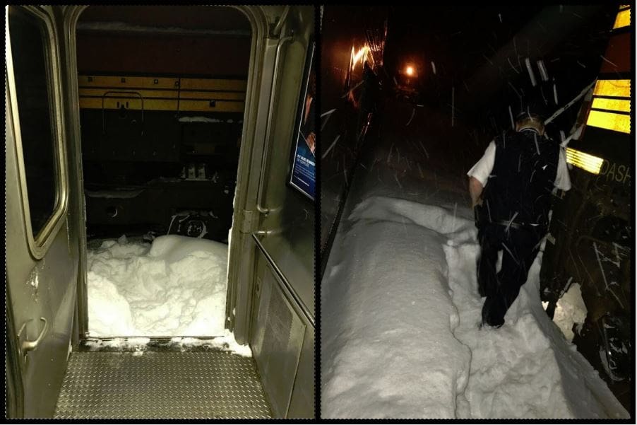 Avalanches In Montana Leave Two Amtrak Trains Stuck On Opposite Sides Of Marias Pass