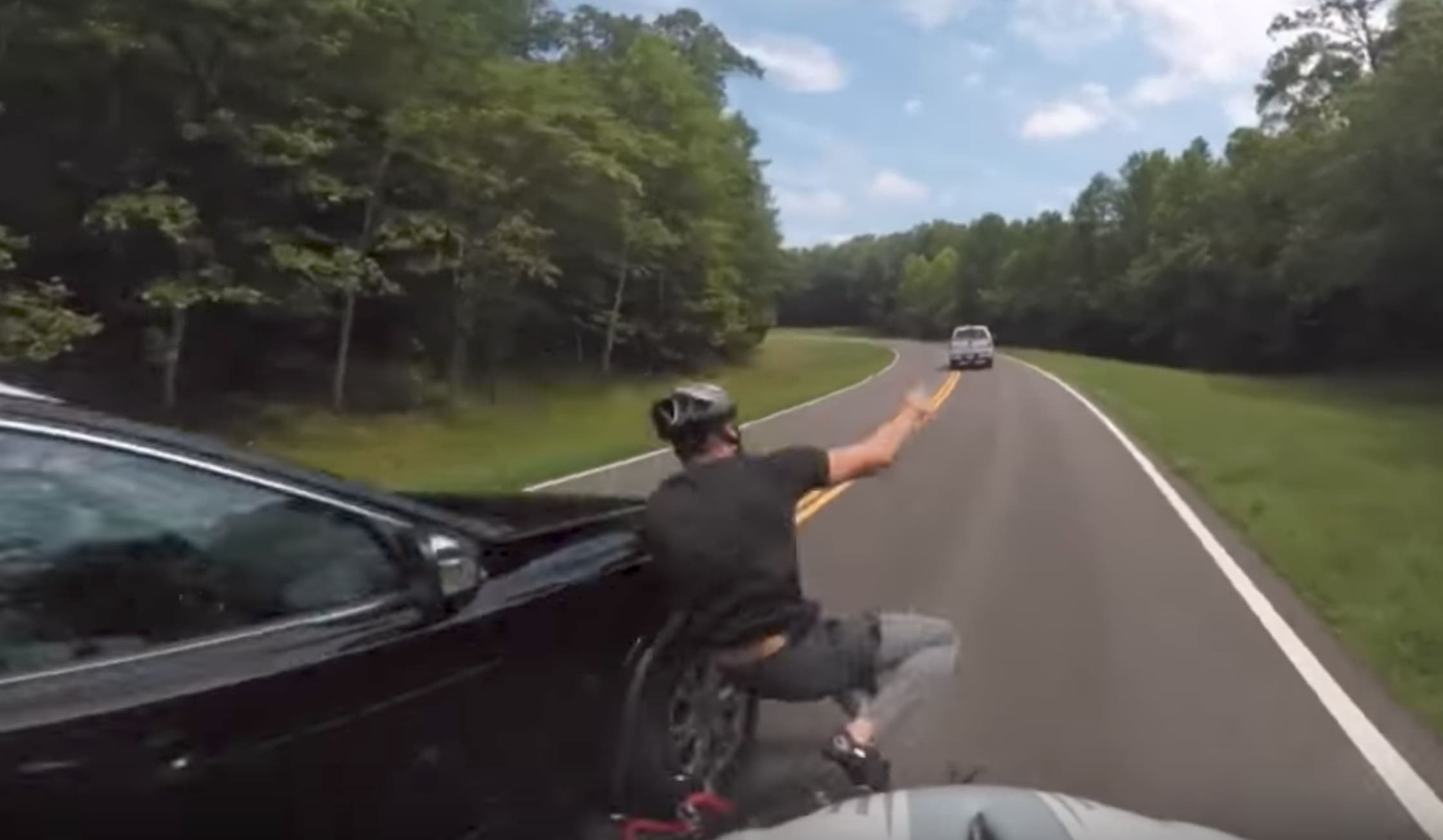 Cyclist Violently Hit By Car Dean of Students at USN