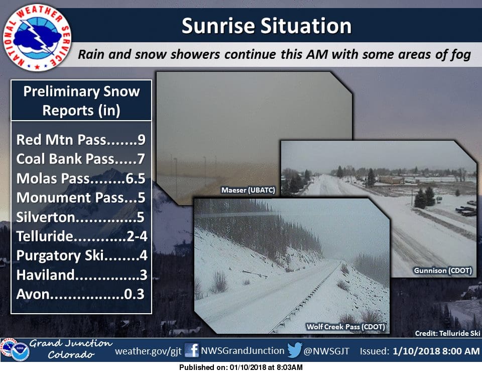 NOAA: Winter Storm Warning In Effect Across Colorado | Up To 16 ...