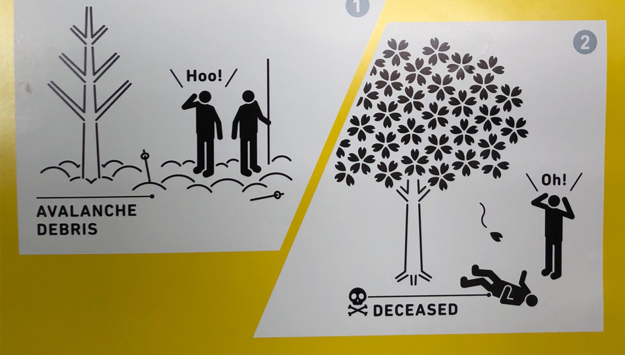 These Japanese Ski Safety Signs Are Weird / Funny / Morbid AF! | Unofficial  Networks