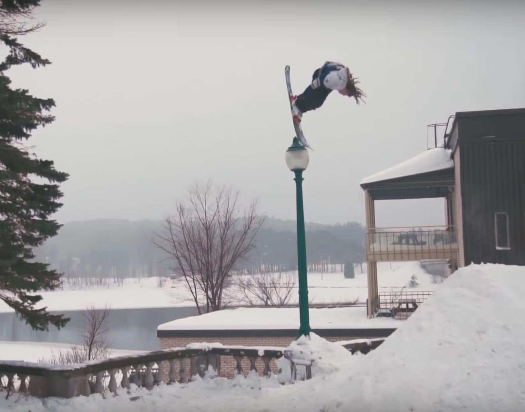 Phil Casabon's Real Ski X-Games Urban Footy Is INSANE