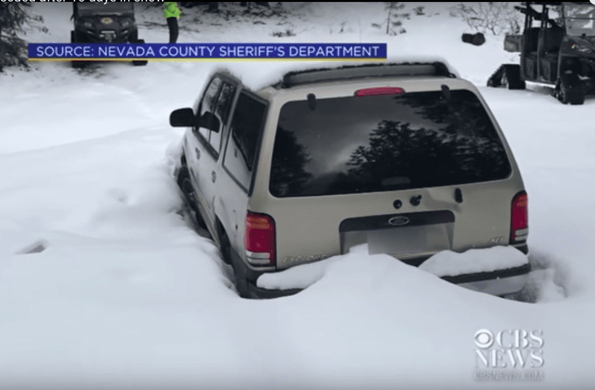 California Woman Rescued After 10 Days In Snow Ran Out Of Gas 
