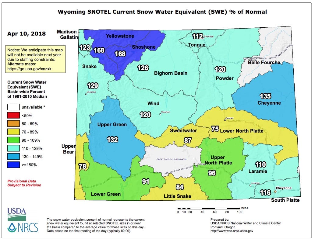 Record Setting High Water Projected For The Northern Rockies