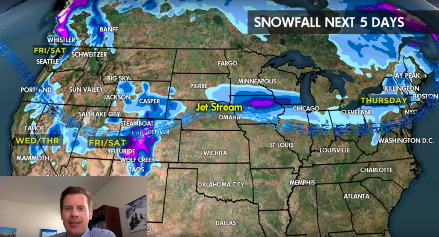 5 Day Snow-Cast: Storms Reboot East & West