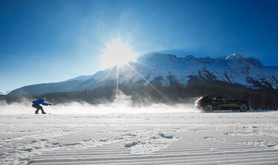 Guinness World Record Fastest Snowboard Vehicle Tow Speed (93MPH)