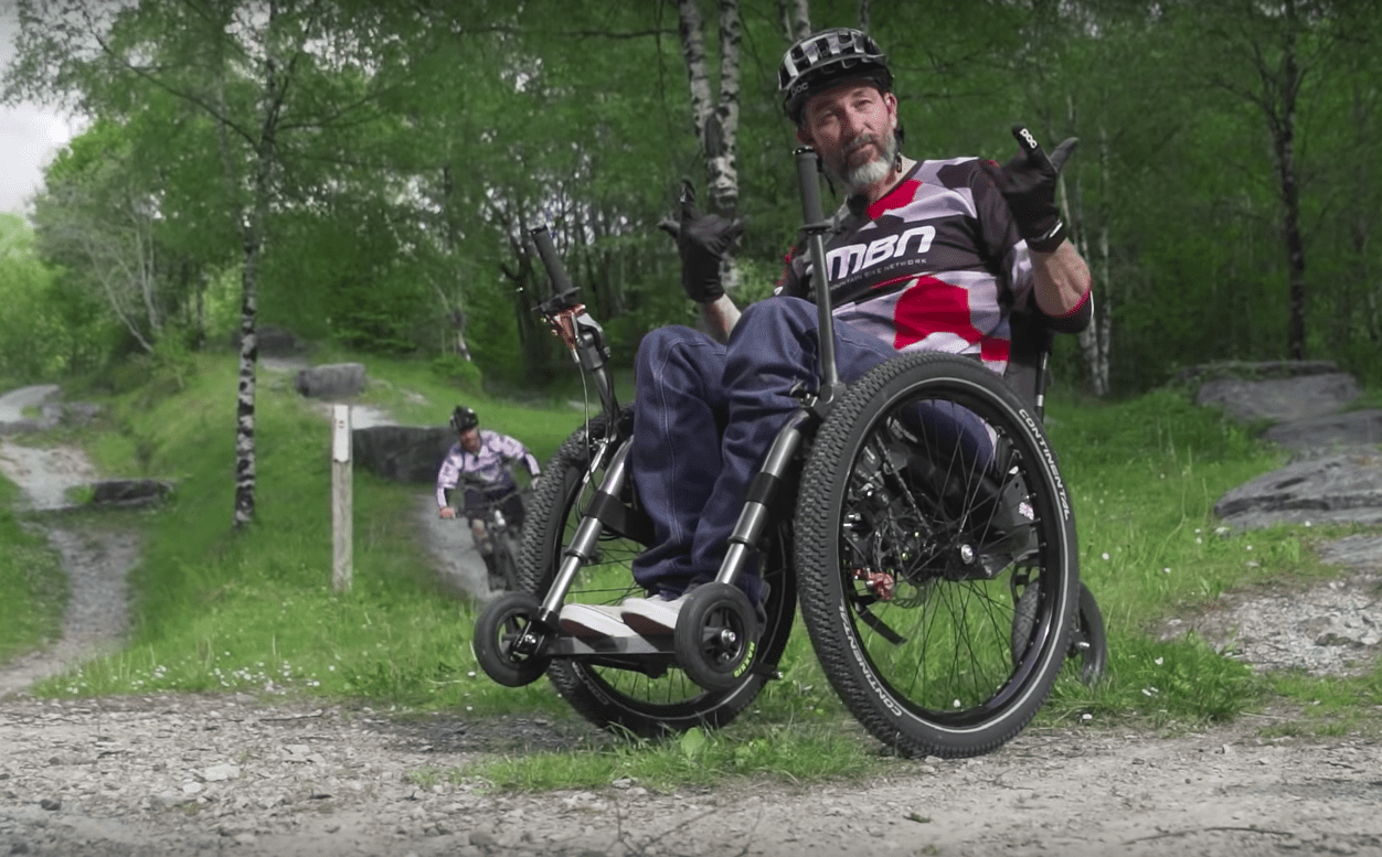 VIDEO: Mountain Trike Wheelchair Uses Mountain Bike Components For All ...