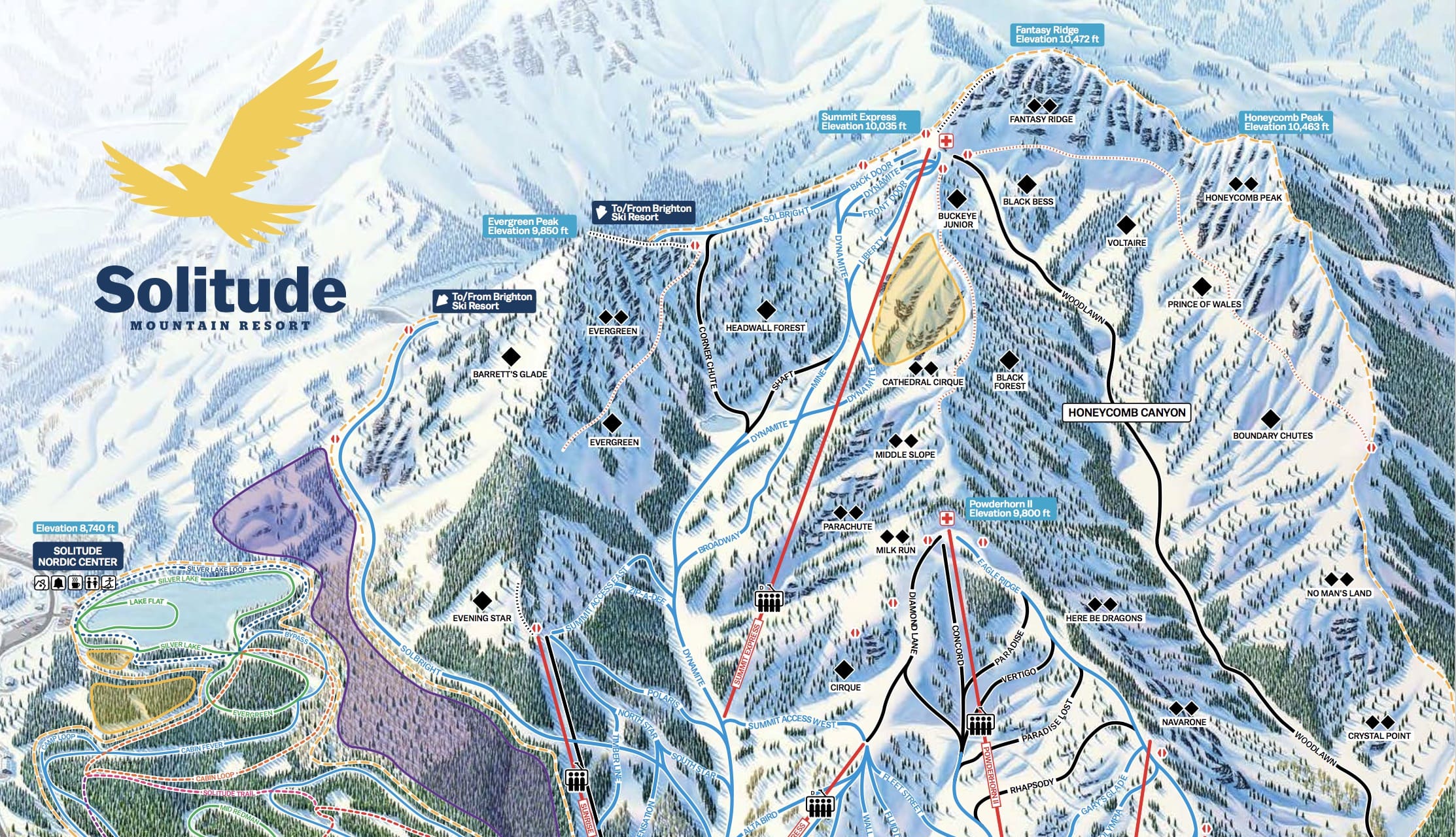 Map Of Solitude Ski Resort Alterra Mountain Co. To Acquire Solitude Ski Resort In Utah | Unofficial  Networks