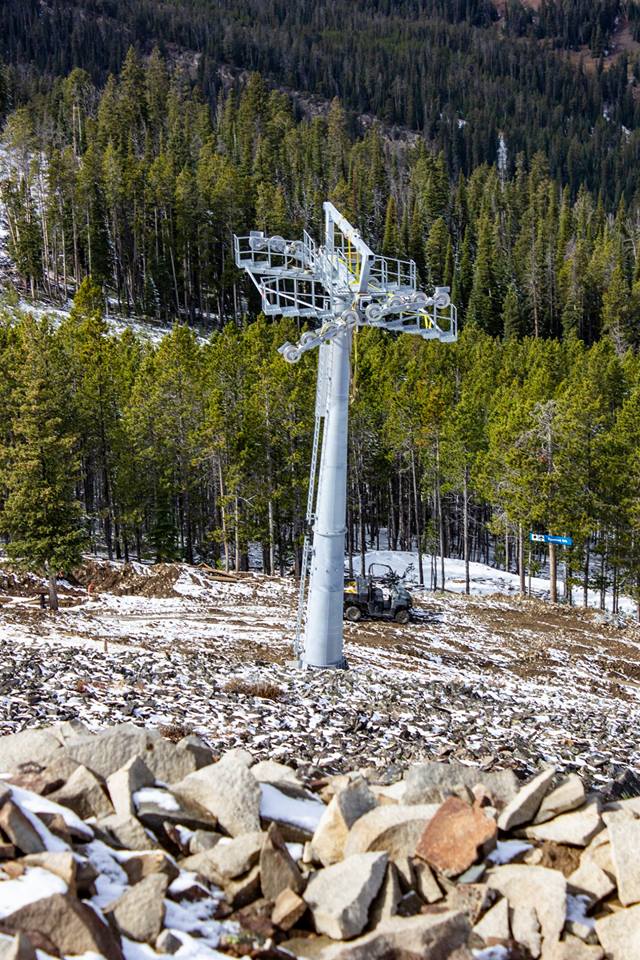 Big Sky 8Pack Chairlift Construction Underway (First In North America)