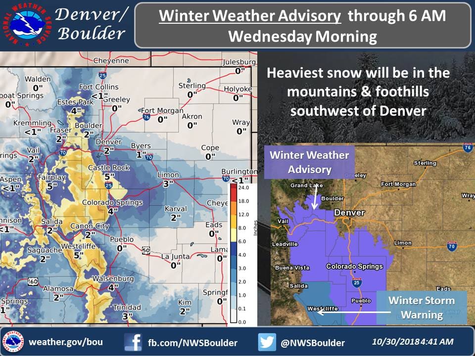 NOAA: Loveland Pass Under Winter Weather Advisory With Up To 10 ...