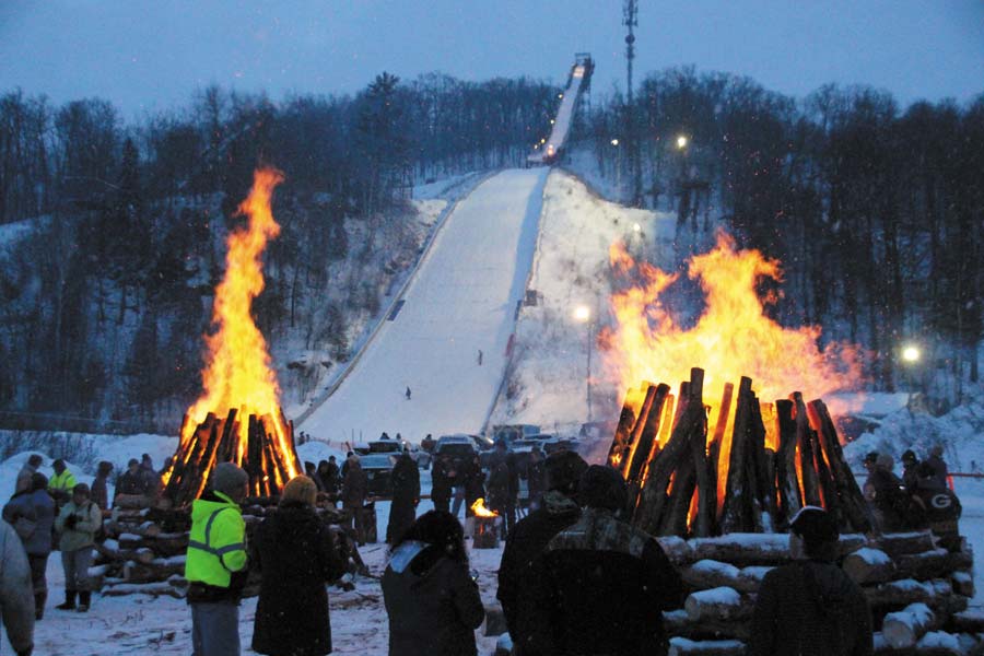 UP Michigan’s “Suicide Hill” Ski Jump Celebrates 132nd Annual Ski
