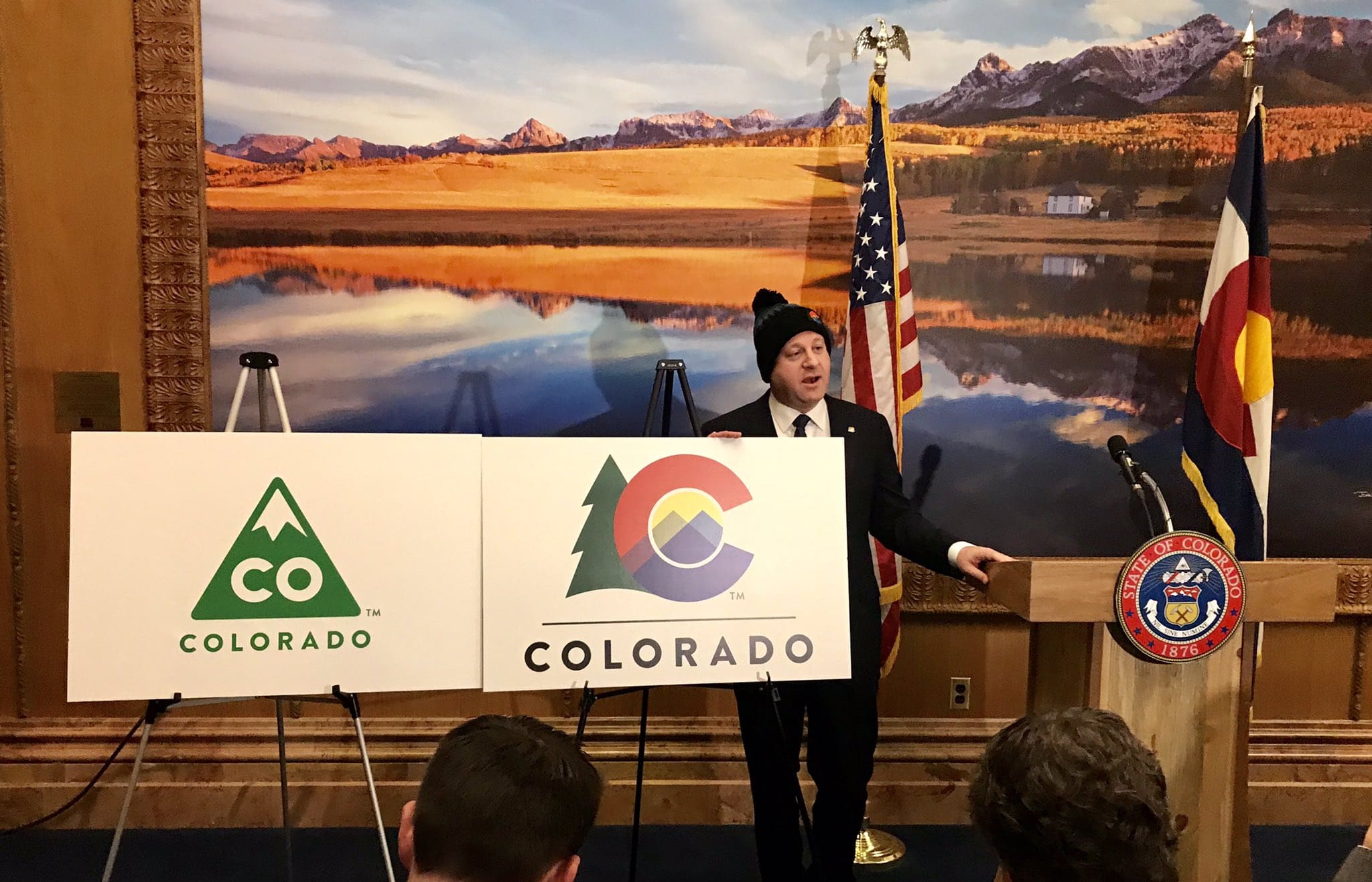 Colorado Governor Unveils New State Logo (Acknowledges Great Plains Not