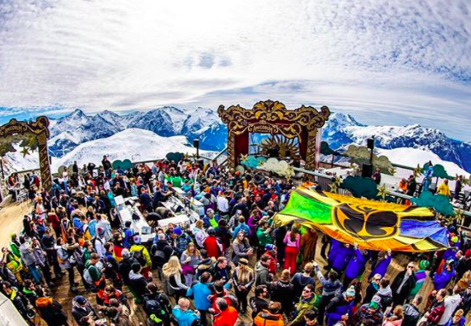 French Ski Resort Hosting Winter EDM Festival