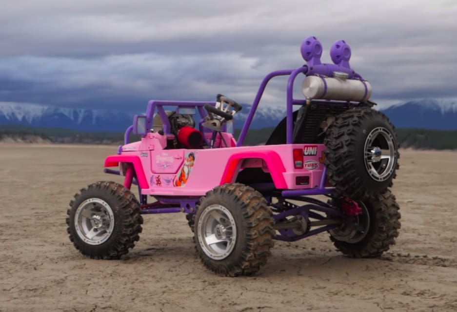 how fast does a barbie jeep go