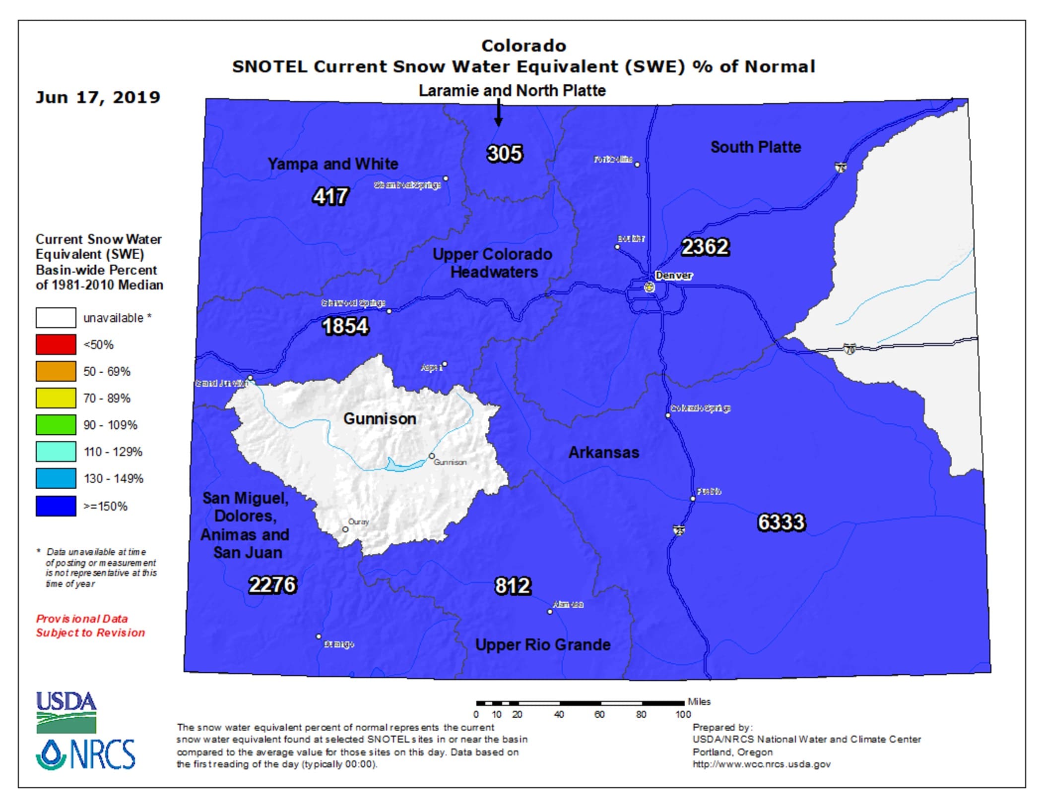 Colorado’s Current Snowpack Is 761 Above Average Unofficial Networks