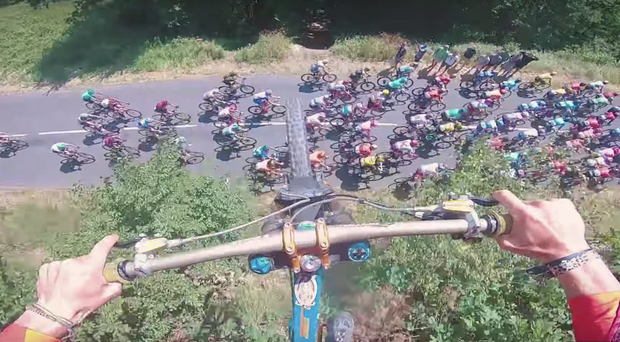 Watch Mountain Biker Jumps The Tour de France Unofficial Networks