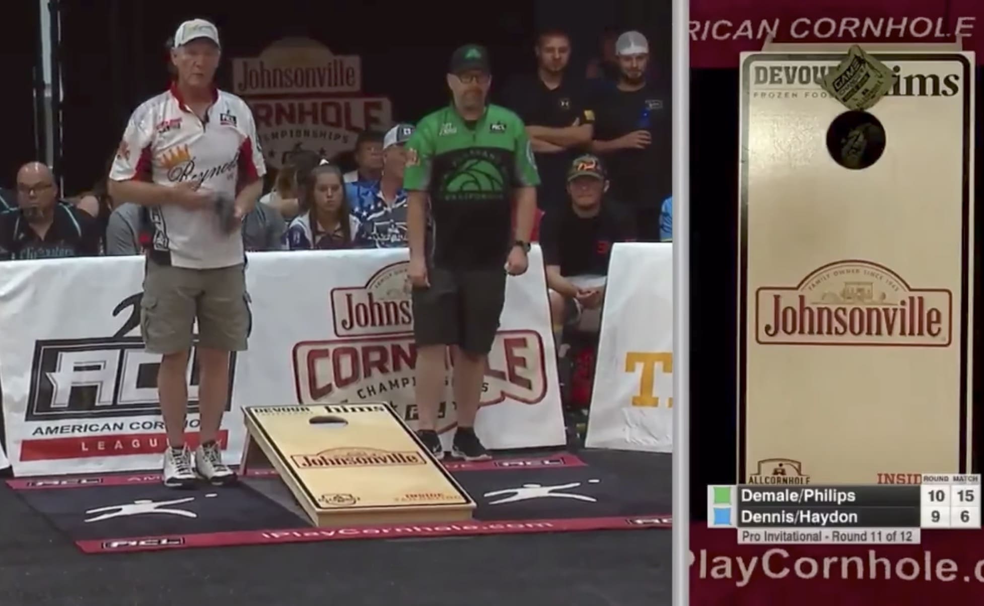 Watch Professional Cornhole Player Makes a Shot For The Ages