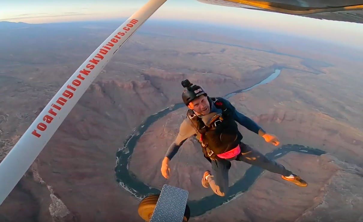 Renting Planes To Skydive Into Remote Moab B.A.S.E. Launch Zones