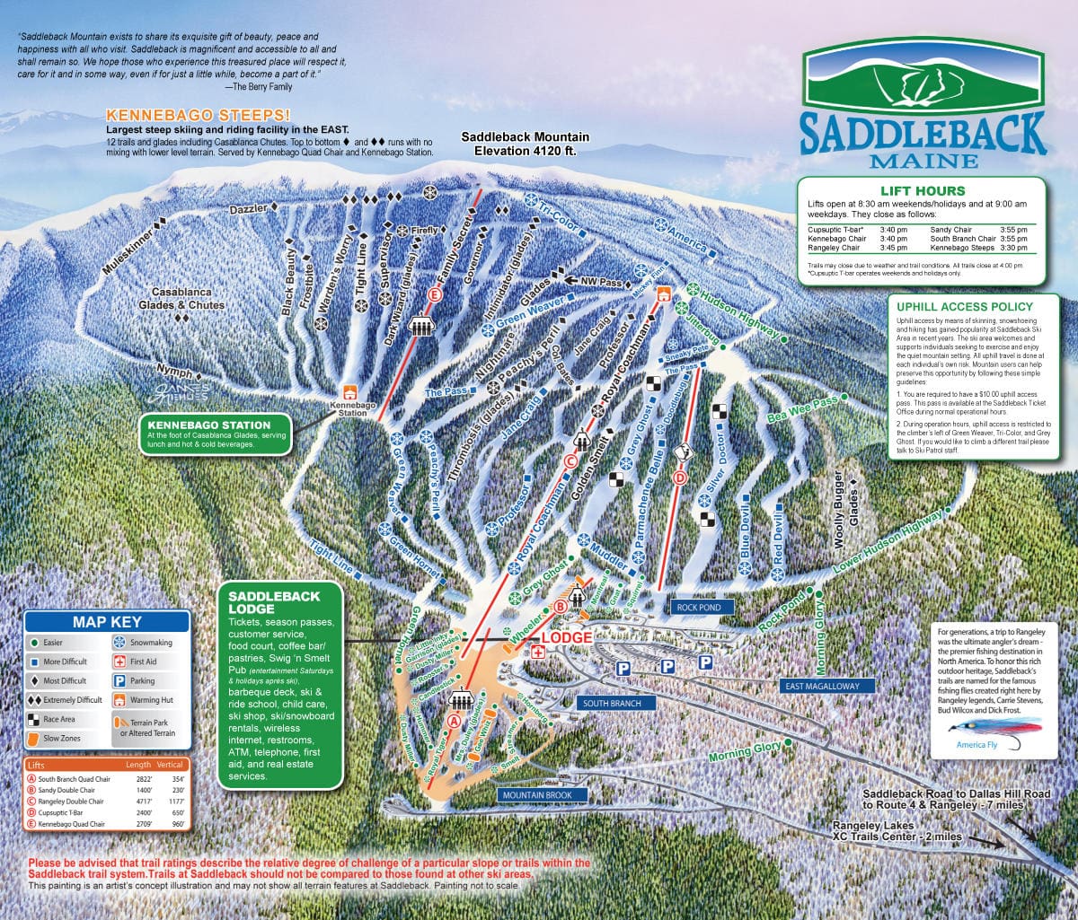 Saddleback Mountain Trail Map Saddleback Mountain Reopening Stalled, Again | Unofficial Networks