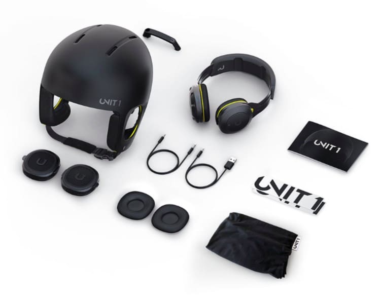 Ski Helmet Designed Around Detachable Headphones