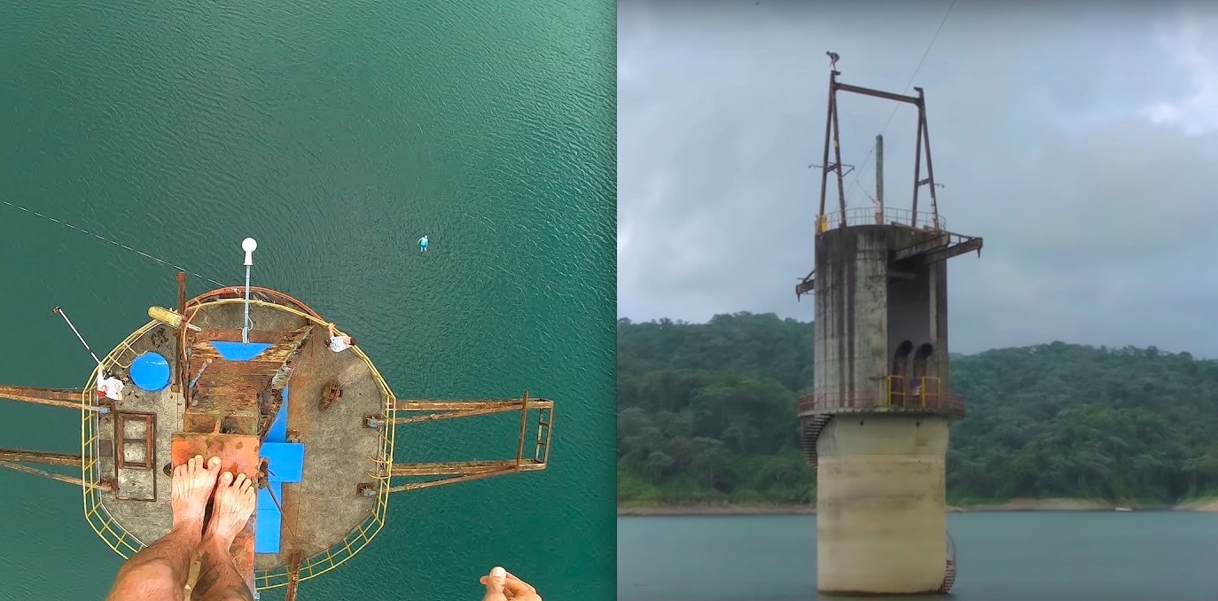 Sketchy Dive Off Rusty Costa Rican Tower