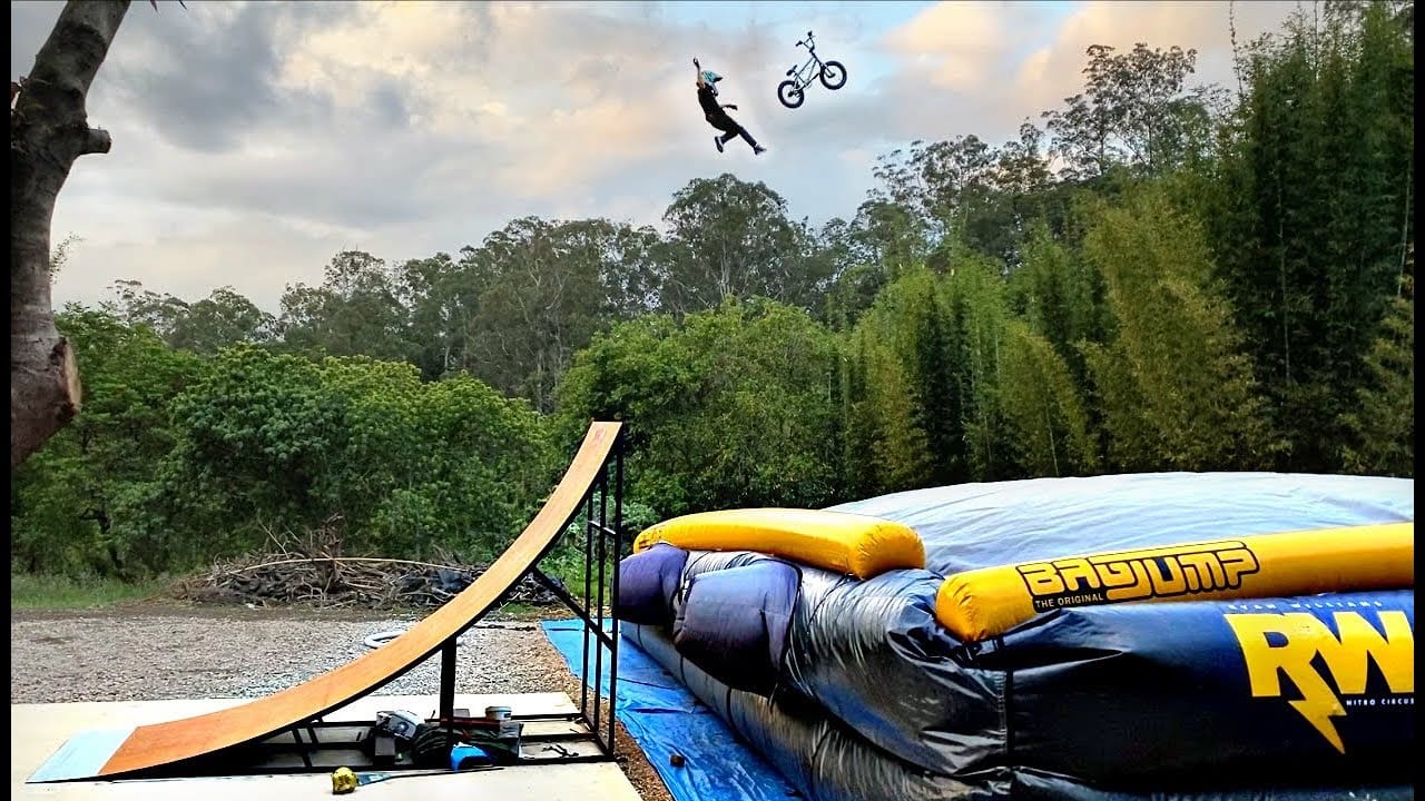 8 Year Old Sends Mega-Ramp