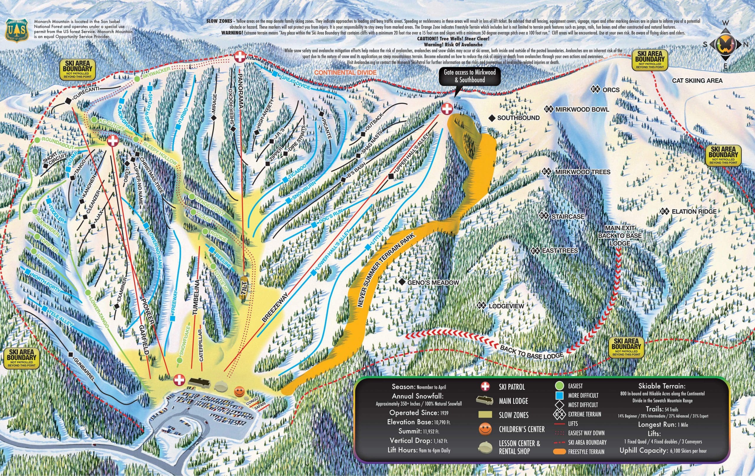 Monarch Mountain Opening Nov. 1 with 100 Natural Snow (Earliest