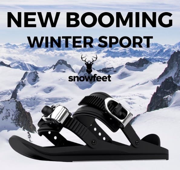 Ski-Shoe Attachents That Turn Your Boots Into Mini-Skis