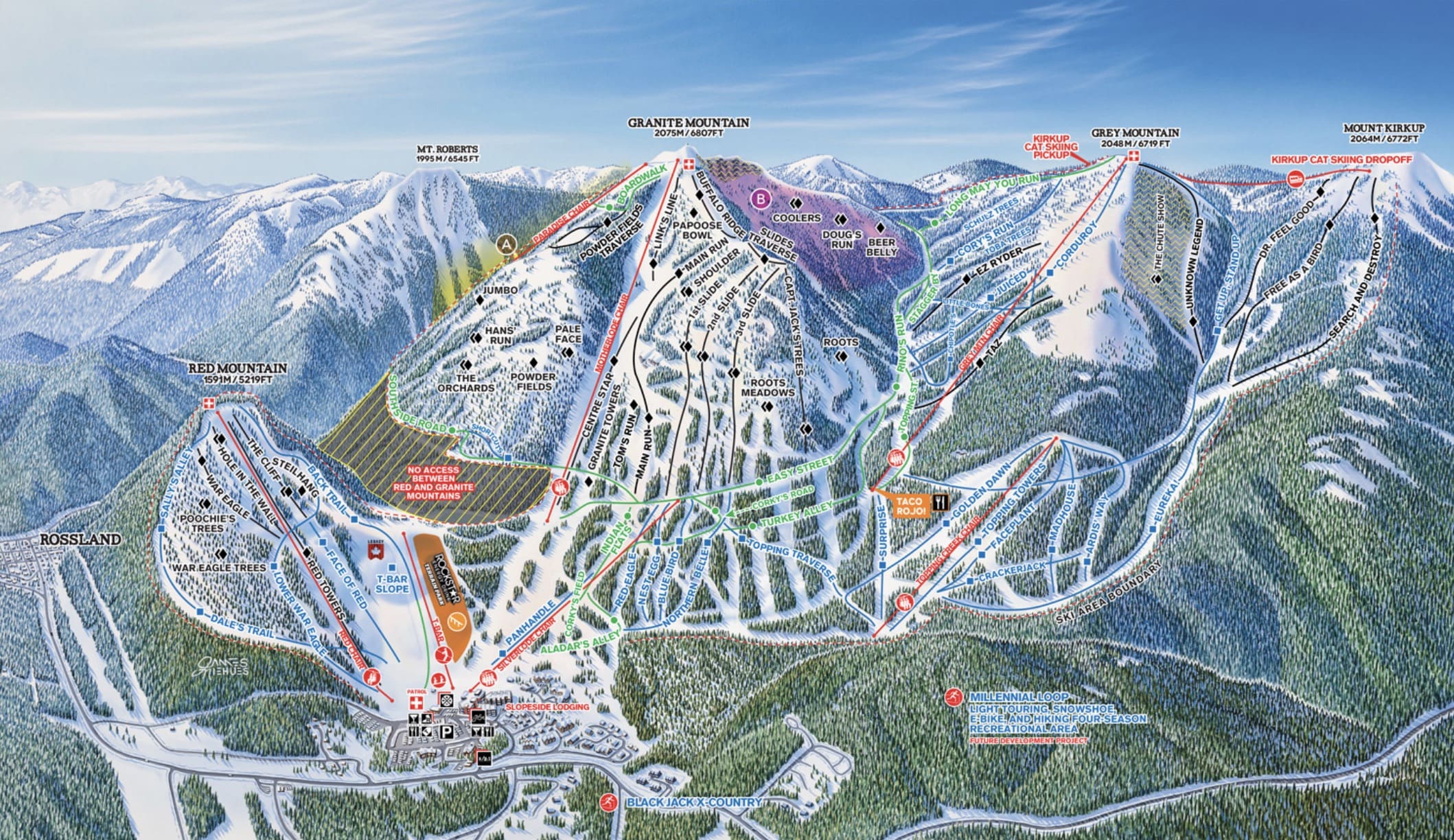 Castle Mountain Ski Map 5 Of The Best Value Ski Resorts In North America: Acres Per $ Spent |  Unofficial Networks