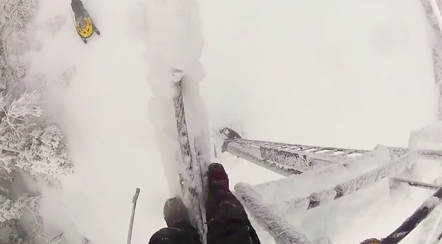Chairlift De-Icing Video Will Make You Appreciate Hardworking Lift Mechanics