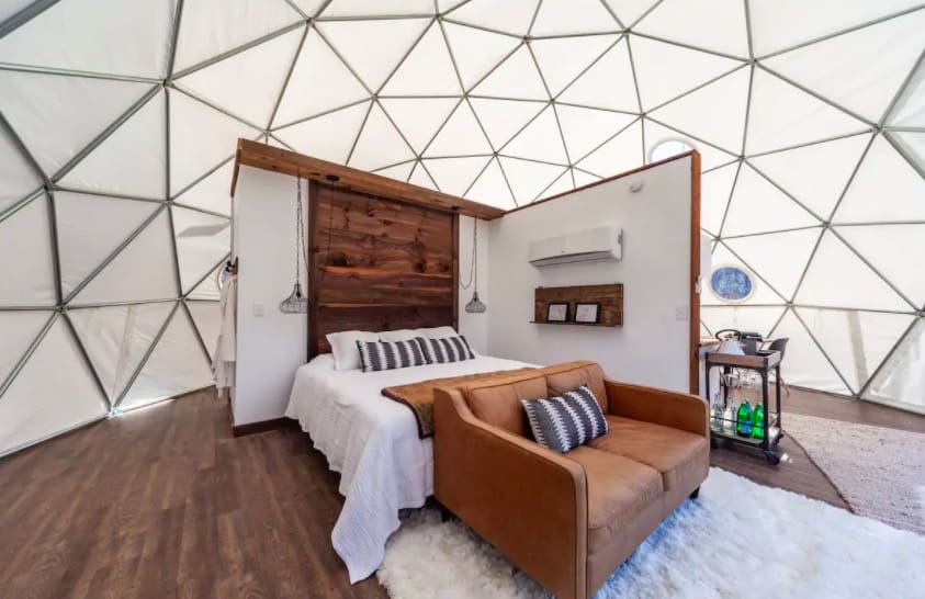 VIDEO: Luxury Geodesic Dome Glamping (Airbnb $219 Per Night)