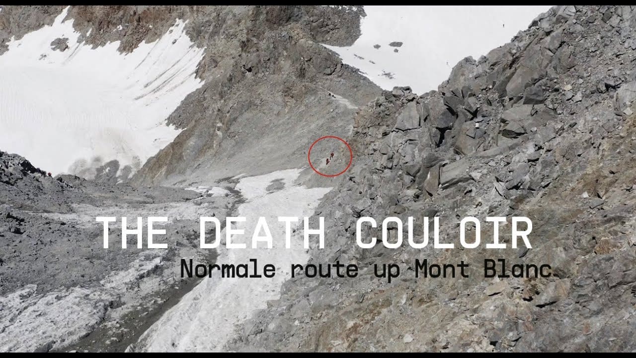 The Death Couloir of MontBlanc (Nearly 4 Deaths Yearly)
