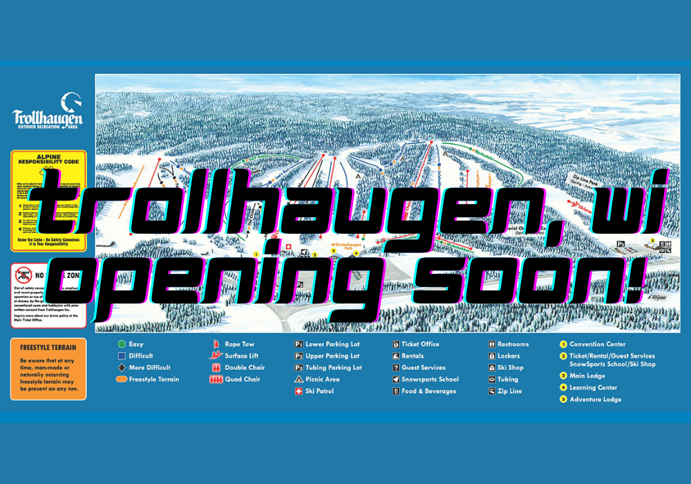 Wisconsin's Ski Season Starts Sunday! @ Trollhaugen