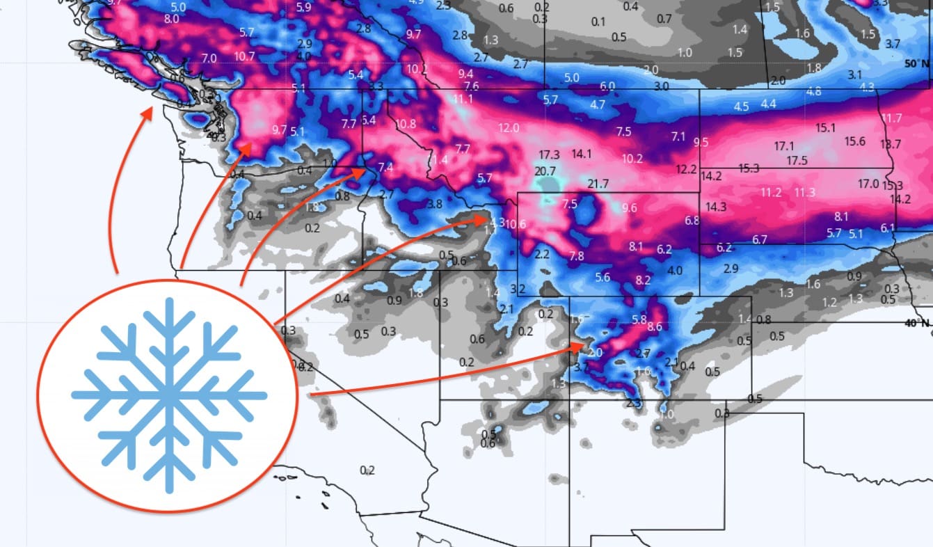 Powder Watch: Widespread Snowfall Likely For The West This Week