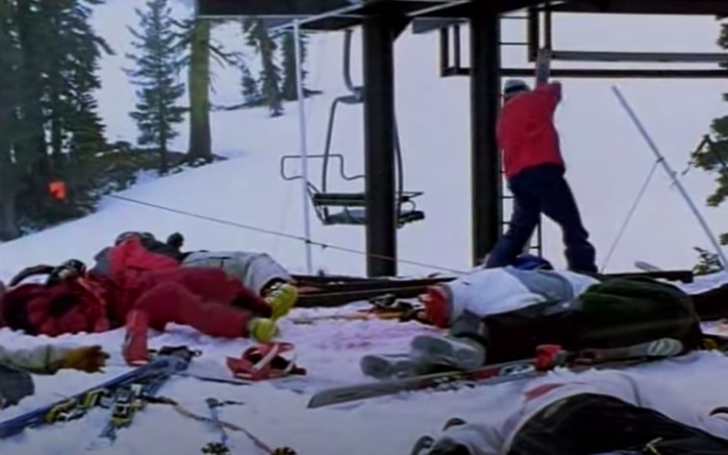 Shane McConkey Once Massacred Entire Liftline For First Chair
