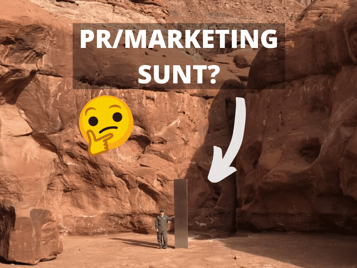I Think The Utah Monolith Is A PR Stunt