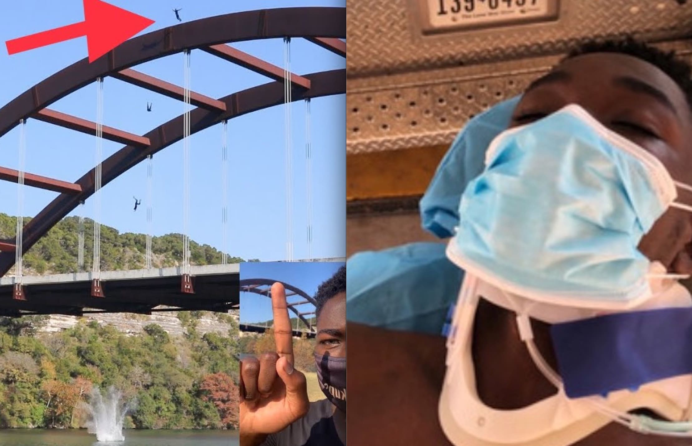 VIDEO: Youtuber Fractures Skull Jumping From Texas Bridge