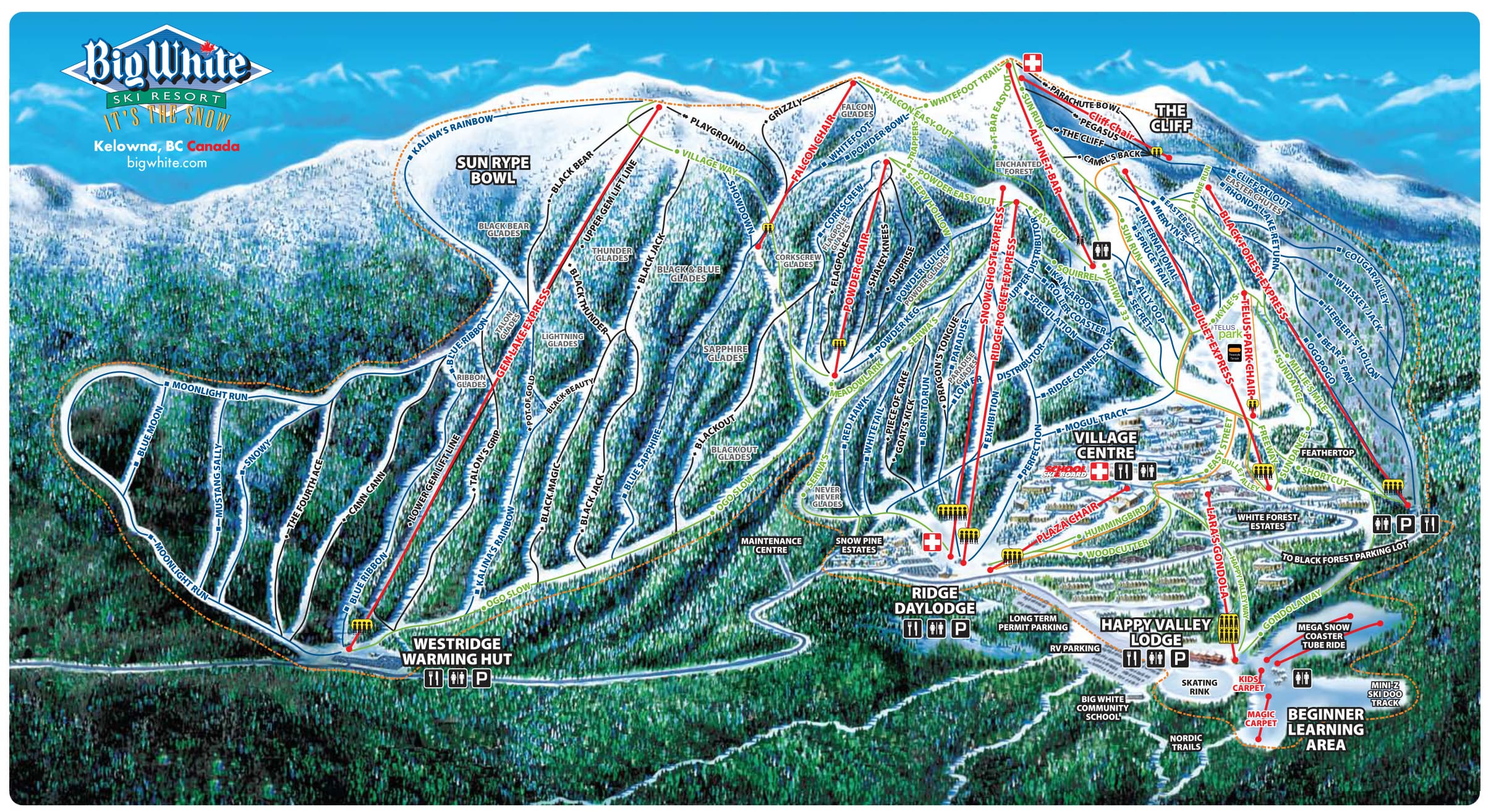 Big White Ski Resort- "Don't wear your mask, we'll pull your pass."