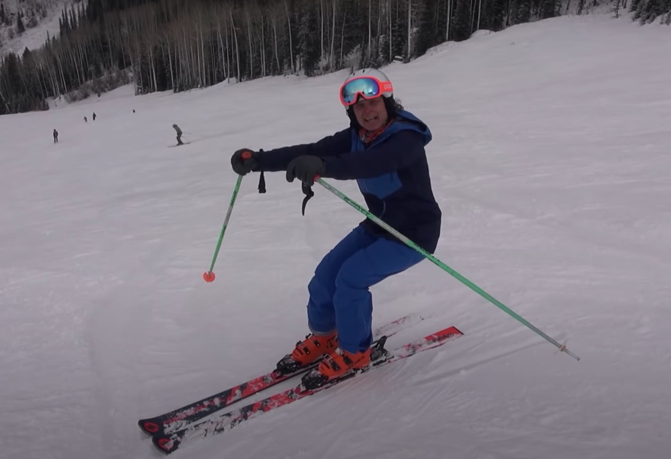 The Myth of Hands Forward Skiing