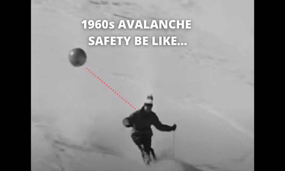 Vintage Ski Film Shows Helium Balloons Used For Avalanche Safety