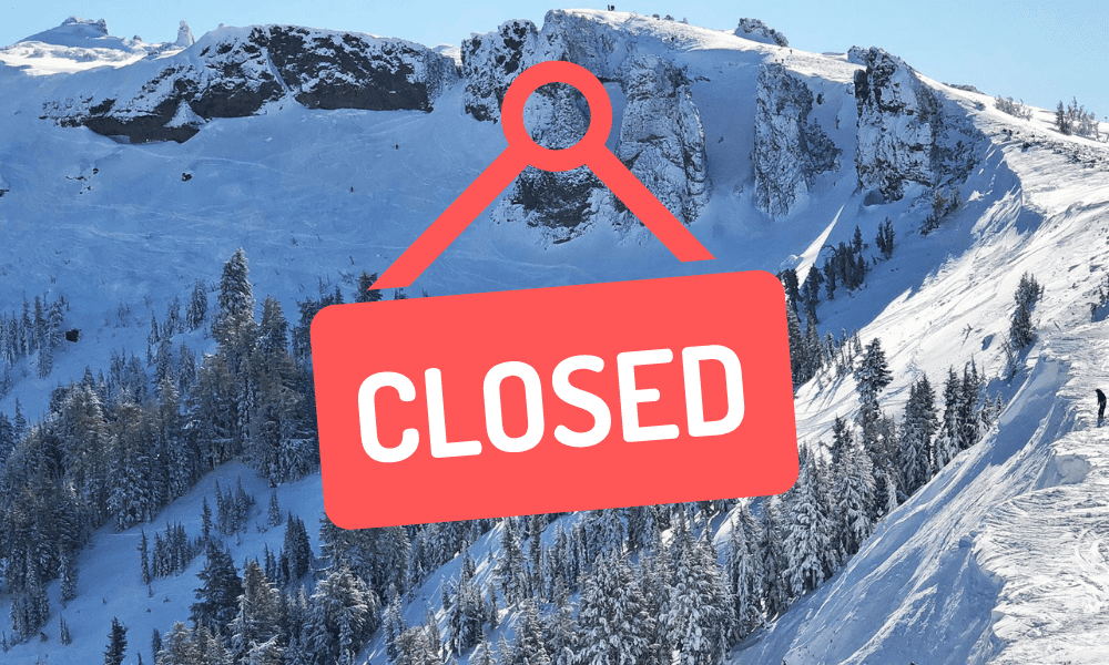 Multiple Tahoe Ski Resorts Closed Today (100+MPH Winds)! Unofficial
