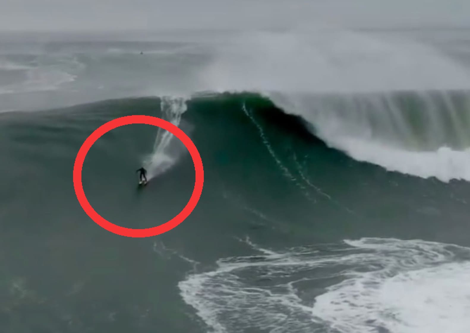 VIDEO: Drone Footage of Chuck Patterson Skiing Mavericks