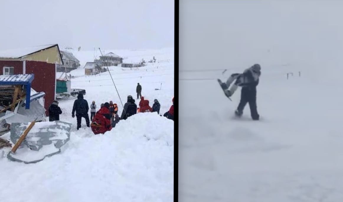 Shocking Footage Of Ski Resort Avalanche | 12 Buried, 1 Dead, and 3 Still Missing