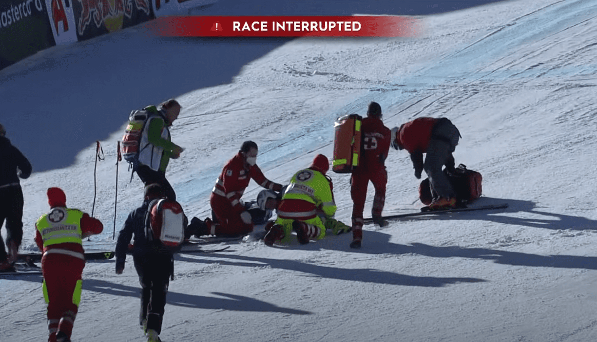 Swiss Skier Suffers Major Injuries On Last Jump @ Kitzbühel