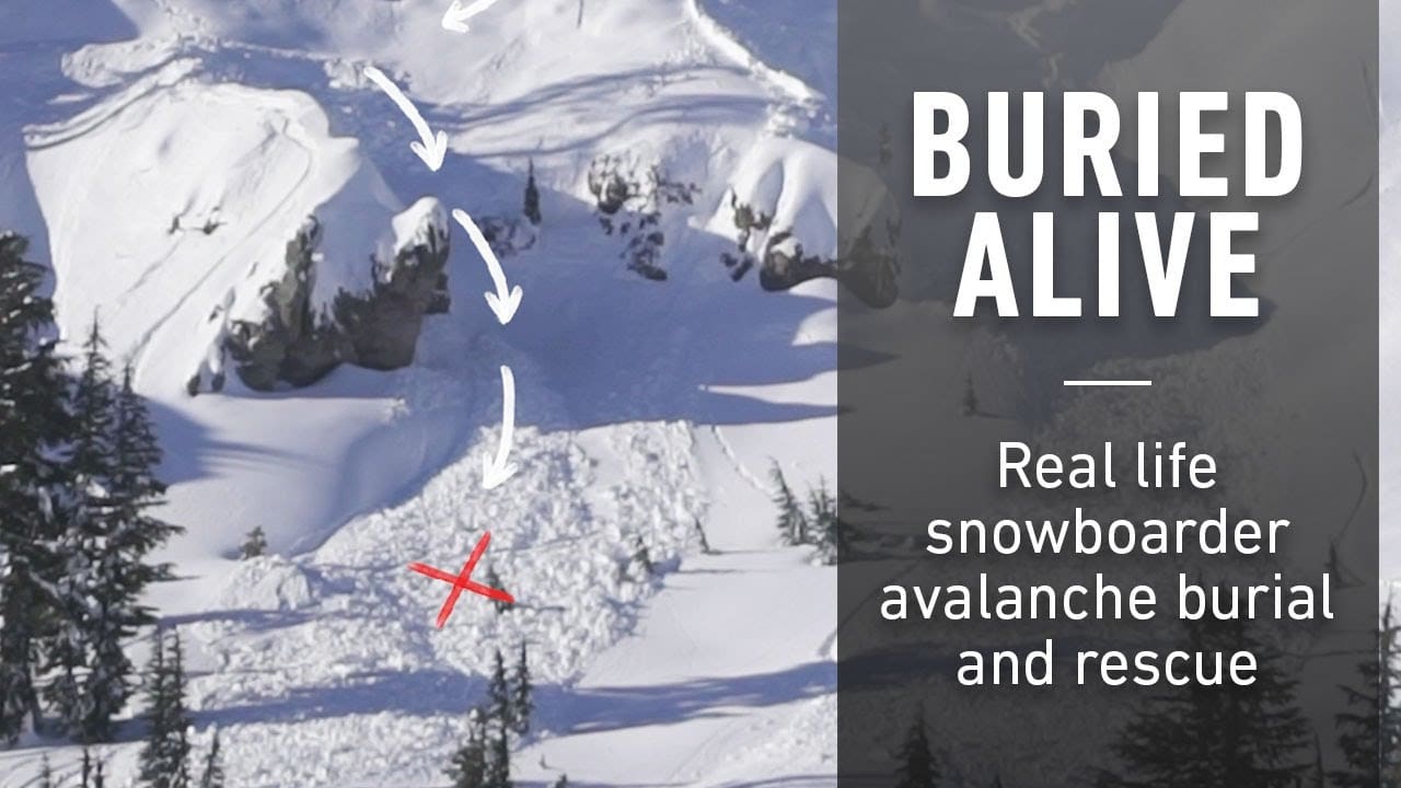 VIDEO: Snowboarder Buried Face Down In 3 Feet of Snow After Tahoe Avalanche
