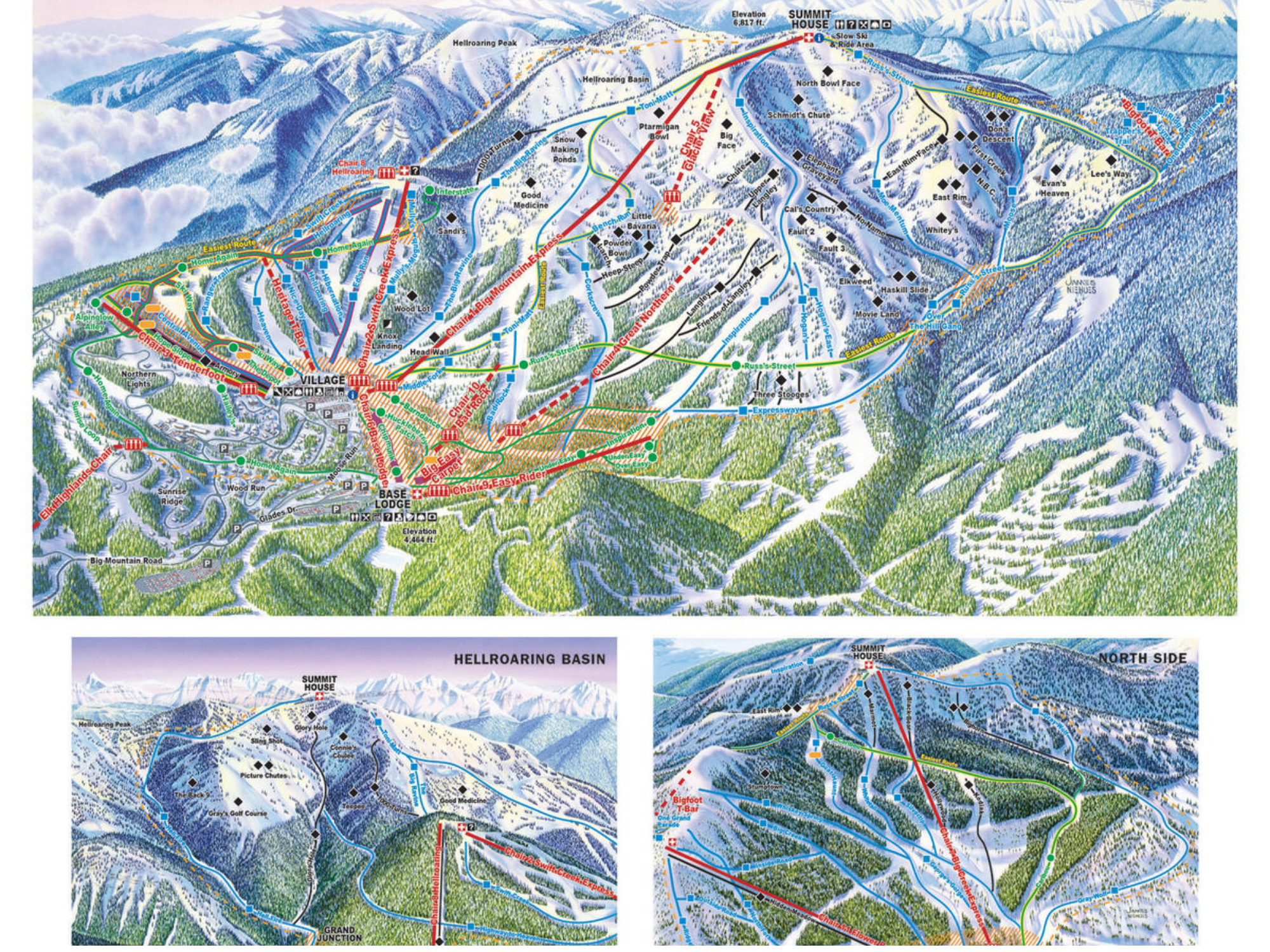 Big Mountain Trail Map Name That Trail Map! #2 | Unofficial Networks