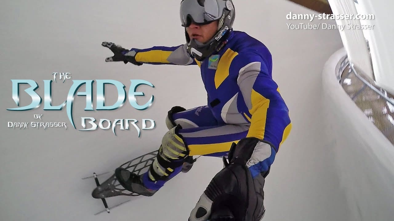 Guy Rips Down Bobsled Course On Longboard Fitted With Ice Blades