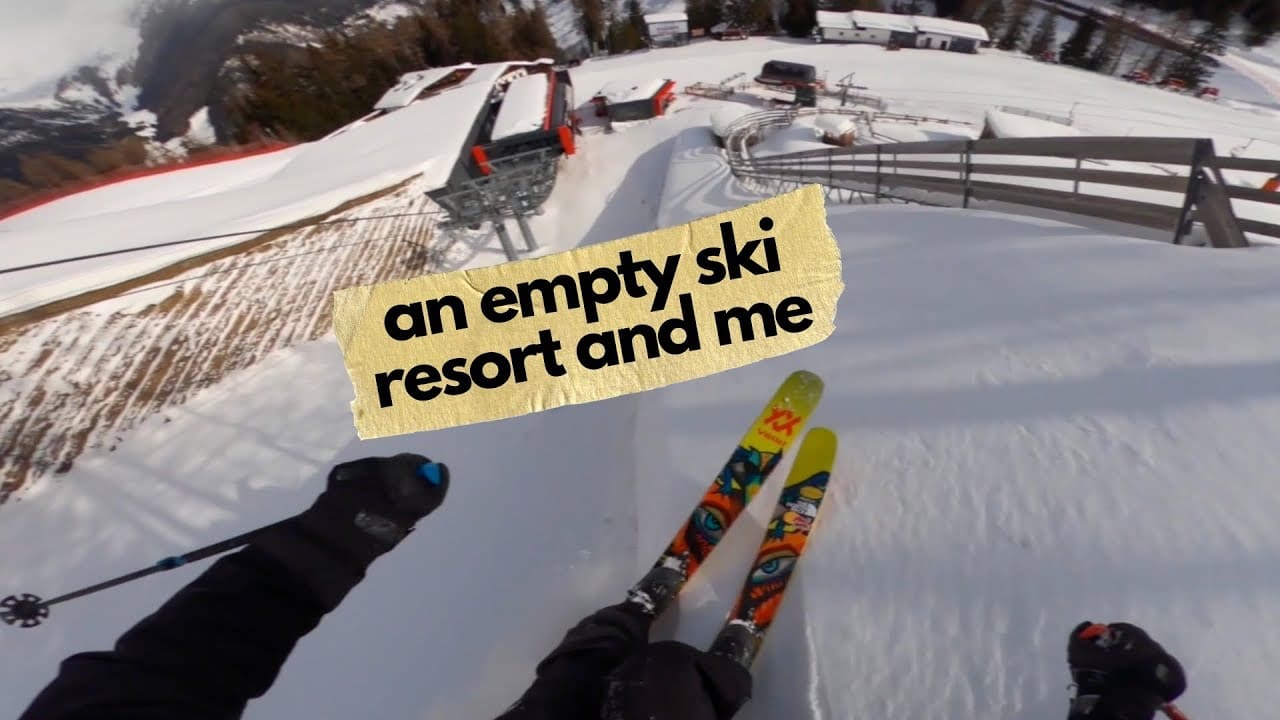 What Would It Be Like To Have A Ski Resort To Yourself?
