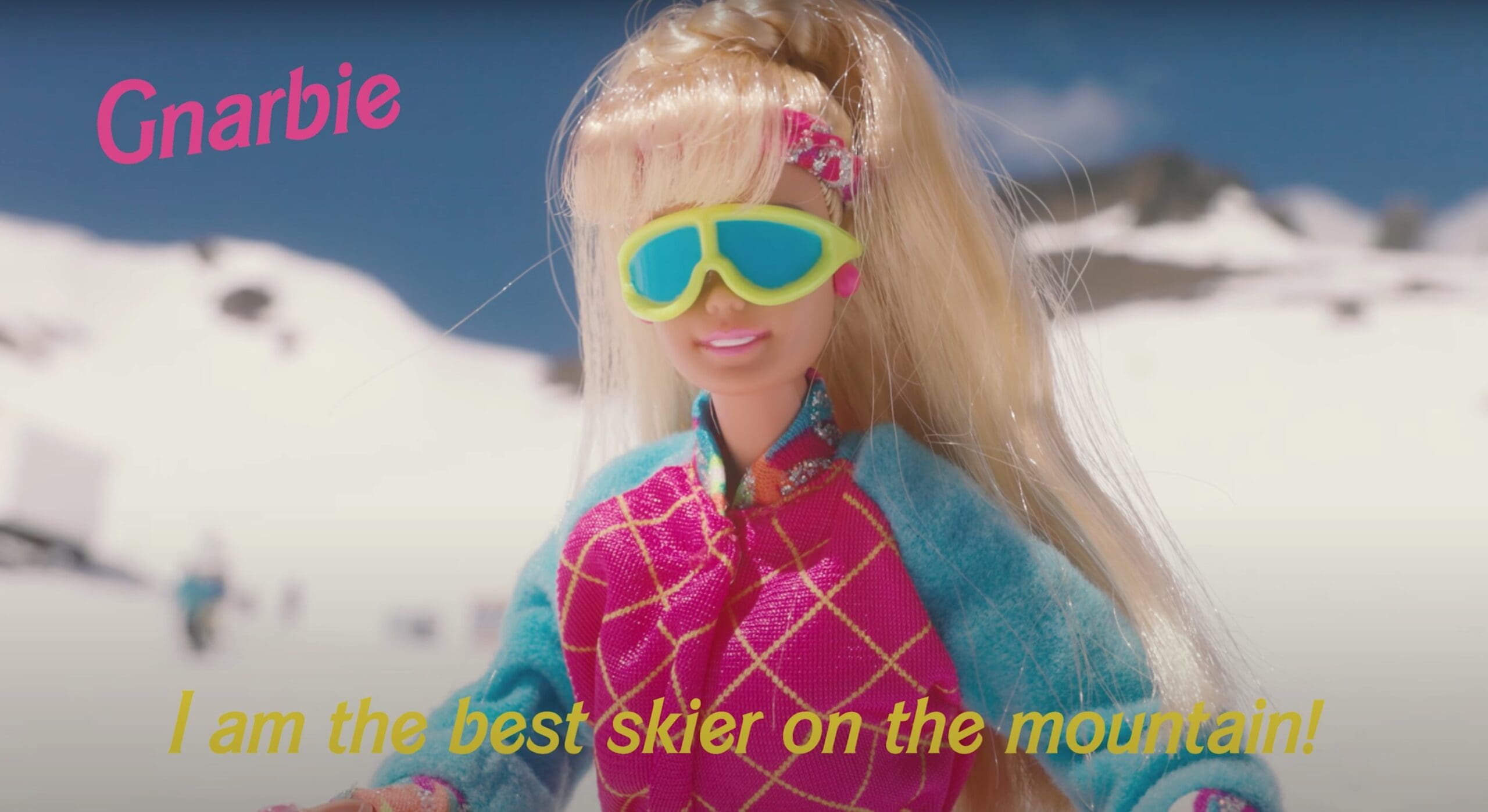 Meet Gnarbie...The Best Skier @ Squaw Valley