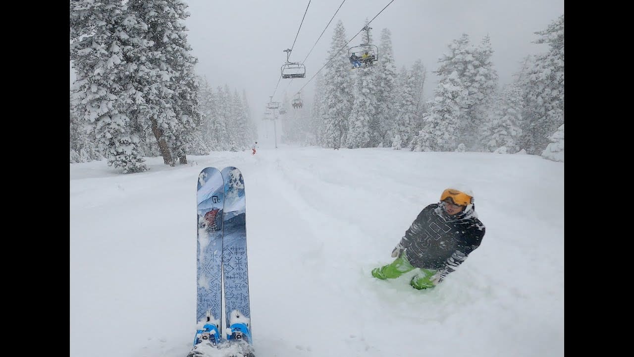 Skier Dodges Jerrys During Deep Powder Day In Hilarious Video