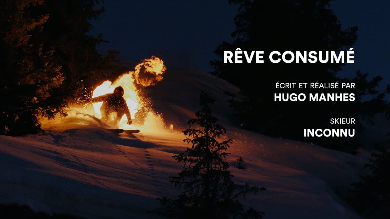 WATCH: Skier On Fire